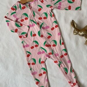 Cherry Delight Kids Footie Pajamas